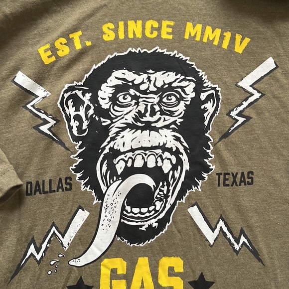 GAS MONKEY GARAGE- blood sweat and beers tshirt - Picture 3 of 6